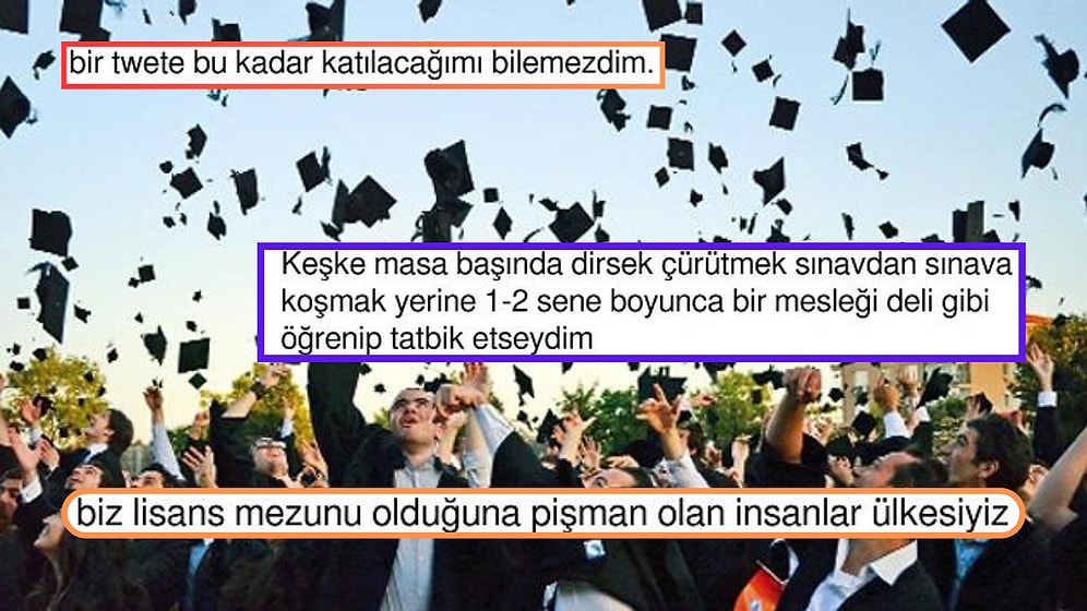 Lisans Mezunu Olmanın Pişmanlık Olduğunu Dile Getiren Kullanıcı Tartışma Yarattı