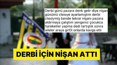 Derbiyi İzlemek İçin Nişan Atan Fenerbahçe Taraftarı Viral Oldu