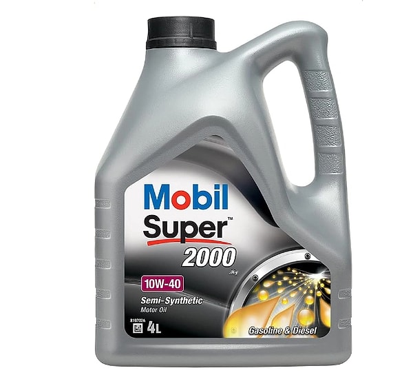 12. Mobil Super 2000 X1 10W40 Motor Yağı, 4lt