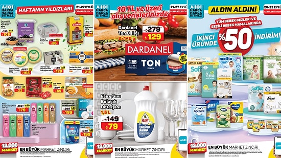 21 - 27 Eylül 2024 A101 Haftanın Yıldızları Kataloğu