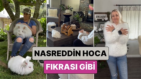 Nasreddin Hoca Fıkrası Gibi: Bir Kadın Kendi Yetiştirdiği Tavşanın Tüyünden Kendisine Kazak Ördü