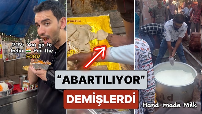 Sosyal Medyada Abartılıyor Denmişti: Bir Sosyal Medya Kullanıcısı Hint Sokak Lezzetlerini Yerinde Görüntüledi