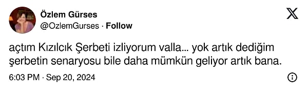 İşte Özlem Gürses'in o paylaşımı: