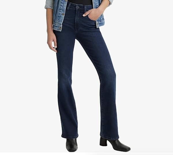 5. Levi's 725 High Rise Bootcut Kot Pantolon Kadın