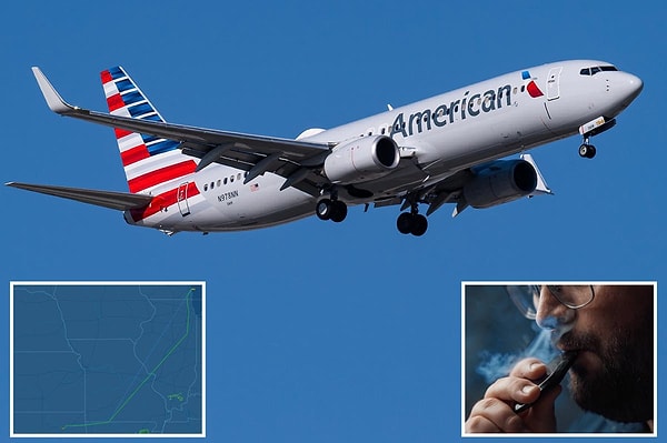 Benzer bir olay da 2023 yılnın ağustos ayında American Airlines'ta yaşandı. Bu kez bir elektronik sigara yolcunun cebinde alev aldı ancak mürettebat hızlıca müdahale etti.