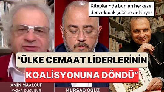 Yazar Amin Maalouf'un Ülkesi Lübnan'ın Durumunu Değerlendirdiği Röportajı Yeniden Hatırlandı