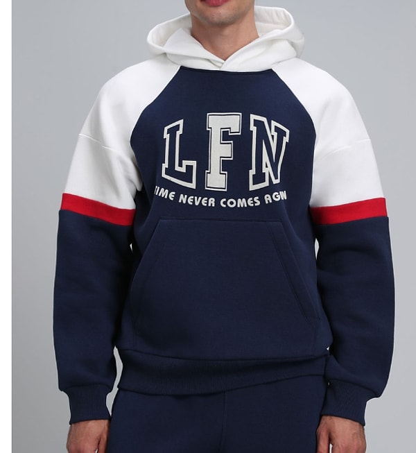 3. Lufian Never Erkek Sweatshirt Lacivert