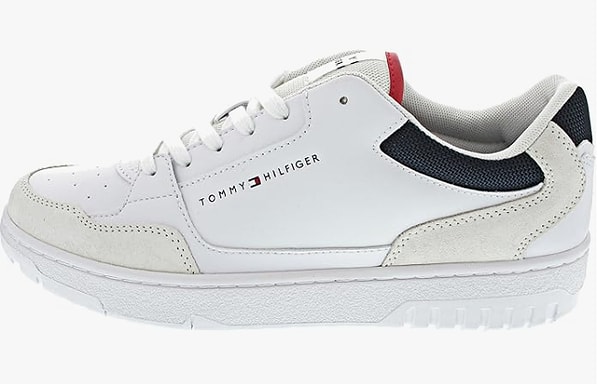 10. Tommy Hilfiger Th Basket Core Lth Mix Ess Spor Ayakkabı Erkek