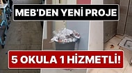 Devlet Okullarındaki Temizlik Krizi Büyüyor: MEB'in Yeni Projesi; 5 Okula 1 Hizmetli!