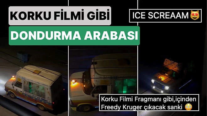 Kıbrıs Sokaklarında Dolaşan Dondurma Arabasının Işıkları ve Müziği Korku Filmlerini Aratmadı