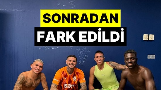 Galatasaraylı Futbolcular Soyunma Odasında Fenerbahçe'nin Golünü Hiçe Saydı!