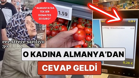 Bir Sokak Röportajında "Almanya'da Tek Bir Domates 30 Euro" Diyen Kadına Bir Başka Gurbetçiden Cevap Geldi