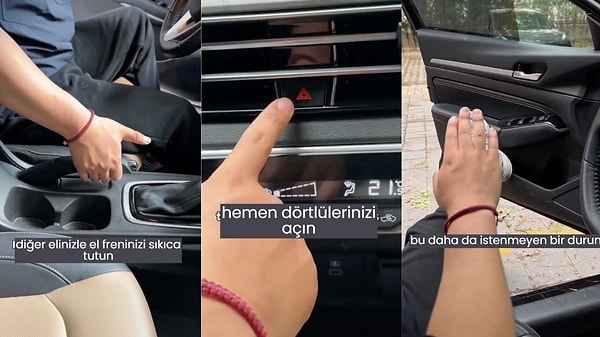 Binek araçlarda meydana gelen fren patlaması arızası durumunda yapılması gerekenleri anlatan içerik üreticisi sosyal medyada gündem oldu.