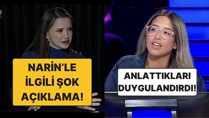 Esra Ezmeci'de Narin'le İlgili İtiraftan Milyoner'de Duygulandıran Yarışmacıya TV Dünyasında Bugün Yaşananlar