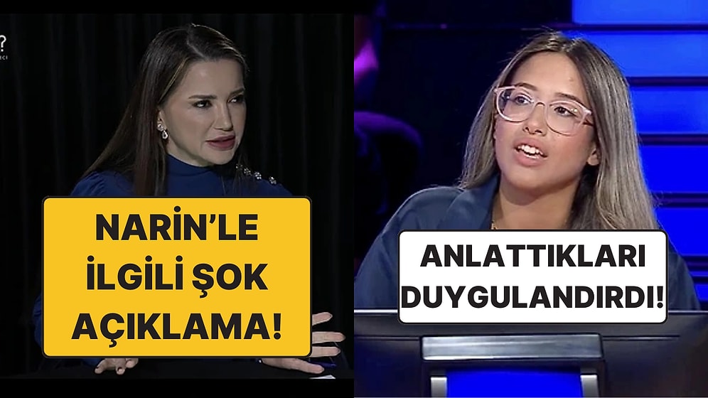 Esra Ezmeci'de Narin'le İlgili İtiraftan Milyoner'de Duygulandıran Yarışmacıya TV Dünyasında Bugün Yaşananlar