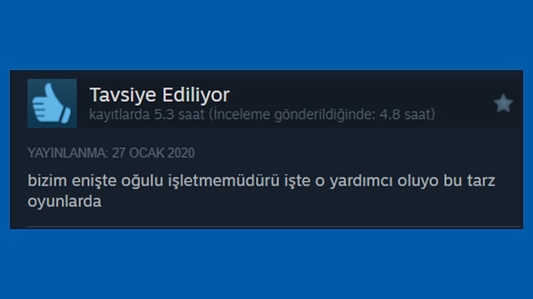 Enişte oğluyla yapılabilecek en iyi aktivite olabilir gerçi.