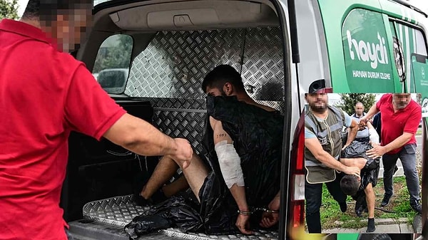 Yunus Emre Geçit olay sonrası Ihlamurkuyu Mahallesi'nde yakalanmış ve adliyeye çöp poşedi içinde hayvan aracı ile getirilmişti.