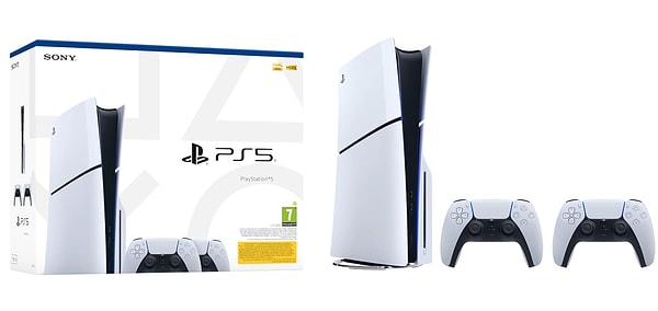 Sony PlayStation 5 D Chassis + DualSense BUNDLE Çift Kol (Resmi Distribütör-Bilkom Garantili)