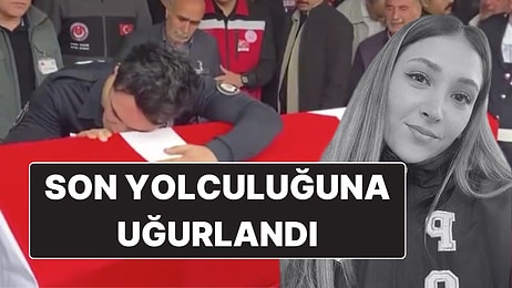 Şehit Polis Memuru Şeyda Yılmaz, Eşi Tarafından Tabutuna Sarılarak Uğurlandı