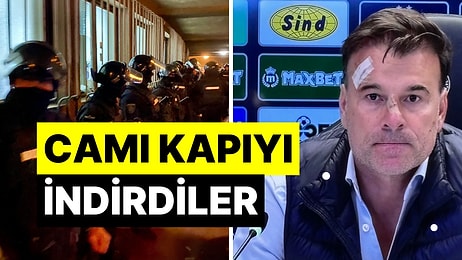 Partizan Taraftarı Kızılyıldız Derbisi Kaybedilince Soyunma Odasını Bastı!