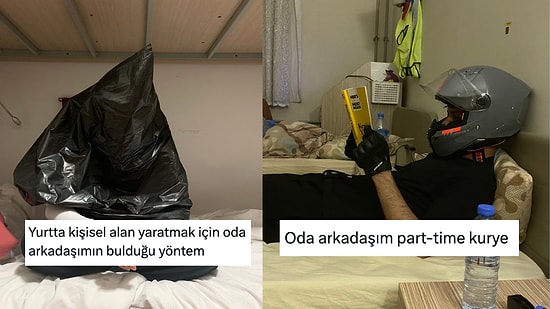 Oda Arkadaşlarının Abuk Subuk Hareketlerini Paylaşarak Güldüren Öğrenciler