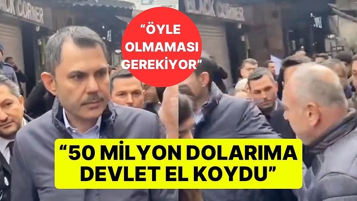 Antakyalı Depremzedenin, Murat Kurum'a İsyanı Yeniden Gündem Oldu! "50 Milyon Dolarıma Devlet El Koydu"