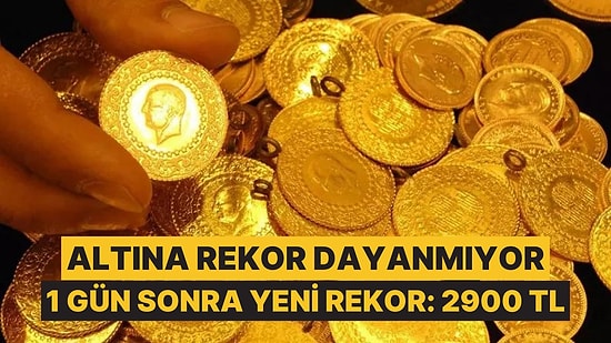 Gram Altında Her Gün Yeni Bir Rekor: Pazartesi Rekoru Salı Günü Geçildi