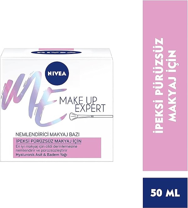 8. Nivea Face Make Up Expert Pürüzsüz Makyaj İçin Nemlendirici Jel Makyaj Bazı