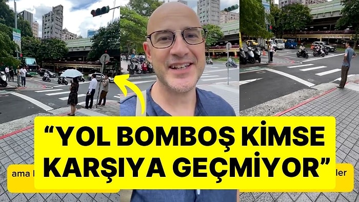 Tayvan'da Yaşayan Bir Gurbetçi Trafikteki Düzeni Anlattı: "Yol Boşboş Kimse Karşıya Geçmiyor"