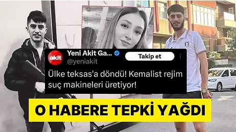 Suç Oranlarının Artmasını "Kemalizme" Bağlayan Yeni Akit Tepkilerin Odağında