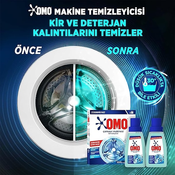 Omo Çamaşır Makinesi Temizleyicisi