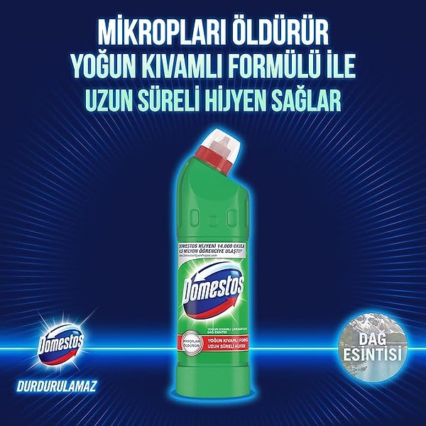 Domestos Yoğun Kıvamlı Çamaşır Suyu - Dağ Esintisi