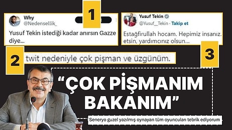 Önce Gazze Tepkisi Sonra Özür:  Milli Eğitim Bakanı Yusuf Tekin'in Gündem Olan 'Af' Tweeti!