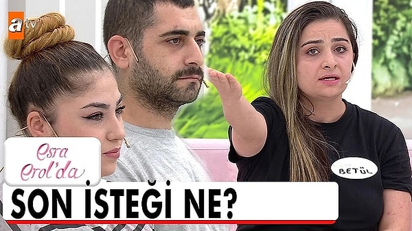 Geçen yıl, Esra Erol'un programına katılan Betül, eşi Veysel'in başka bir kadından ikiz çocukları olduğunu öne sürmüştü.