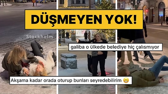 Stockholm’de Her Geçenin Düştüğü Kaldırım: “Belediye Çalışmıyor Herhalde”