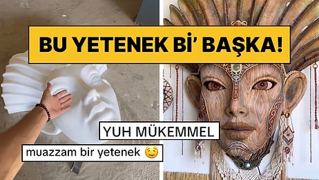 Bir İşletme İçin Yaptığı Muazzam Ötesi Eser ile Büyüleyen Sanatçı