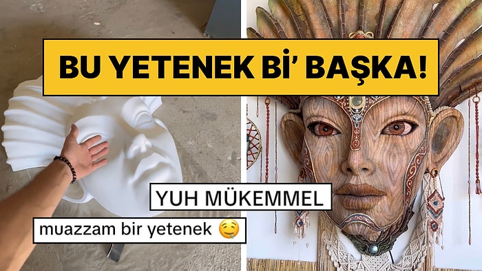 Bir İşletme İçin Yaptığı Muazzam Ötesi Eser ile Büyüleyen Sanatçı