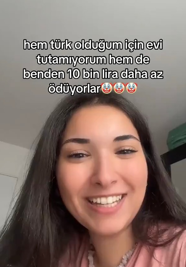 Kendine uygun bir ev bulan genç kadın emlakçıyı aradığını ve emlakçının İranlı olduğunu dile getirdi.