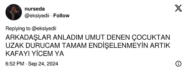 Ve sonunda onun haklı isyanı👇🏻