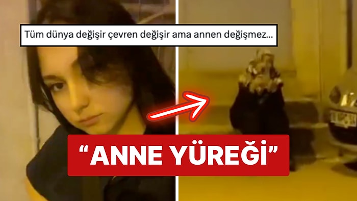 Gece Mesaisine Giden Genç Kızın Annesiyle Yaşadığı Duygusal An: "Ağlamamak İçin Zor Duruyorum"