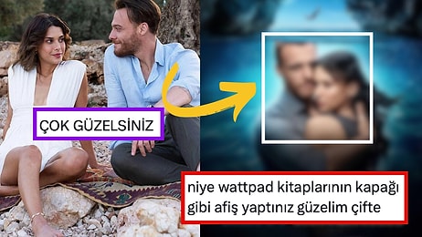 Kerem Bürsin'le Devrim Özkan'ın Başrolde Oynadığı 'Mavi Mağara'nın Afişi Çok Konuşuldu!