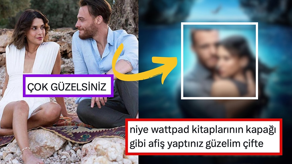 Kerem Bürsin'le Devrim Özkan'ın Başrolde Oynadığı 'Mavi Mağara'nın Afişi Çok Konuşuldu!