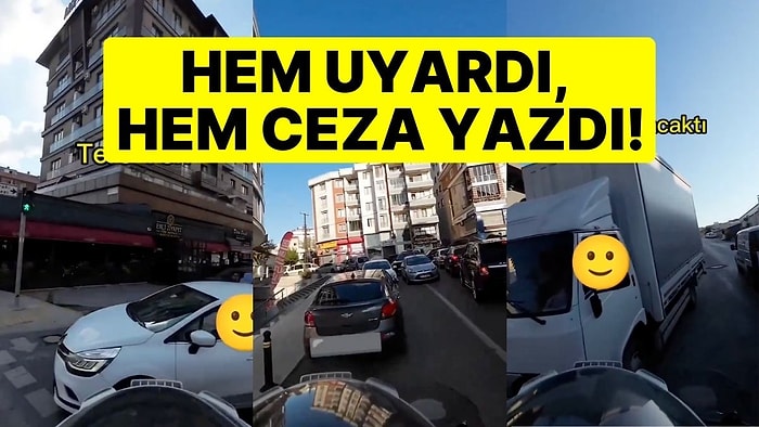 Hatalı Araç Sürücülerine Ceza Yağdıran Polis Memuru Sosyal Medyada Gündem Oldu: "Plakalarınızı Aldım"