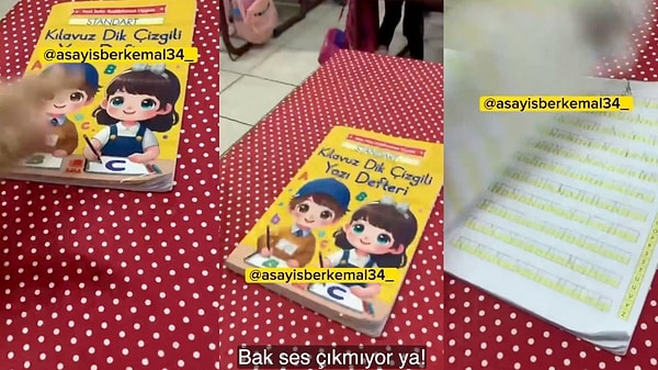 Bir ilkokulda öğretmenlik yapan kadının kaydettiği görüntüler sosyal medyada tepki topladı. Öğrenci defterlerinin kaplanmamasına sinirlenen öğretmen, velilere kızıp, öğrencilere bağırdı.