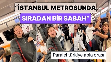 Turist İstanbul'da Sıradan Bir Metro Yolculuğunda İnsanların Bir Anda Dans Etmeye Başlamadığı Anları Paylaştı