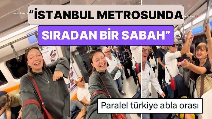 Turist İstanbul'da Sıradan Bir Metro Yolculuğunda İnsanların Bir Anda Dans Etmeye Başlamadığı Anları Paylaştı