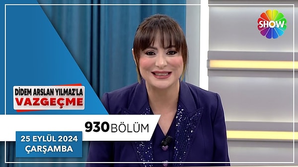 Hafta içi her gün Show TV ekranlarında yayınlanan Didem Arslan Yılmaz'la Vazgeçme programı yine kan donduran bir olayla gündeme geldi.