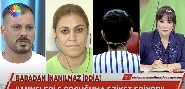 Eziyet gören çocuklardan biri olan Büşra, annesinin evinden babasına kaçarken Didem Arslan'ın canlı yayınına çıkıp annesinin yaptıklarını anlattı.