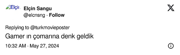 Daha sonra bir sosyal medya kullanıcısı "Yine zorbalayacak bir kadın bulmuş. Keşke hiç muhattap olmasaydınız  @elcnsng" diyince Sangu, "Gamer'ın ç****** denk geldik" cevabıyla gündem olmuştu.