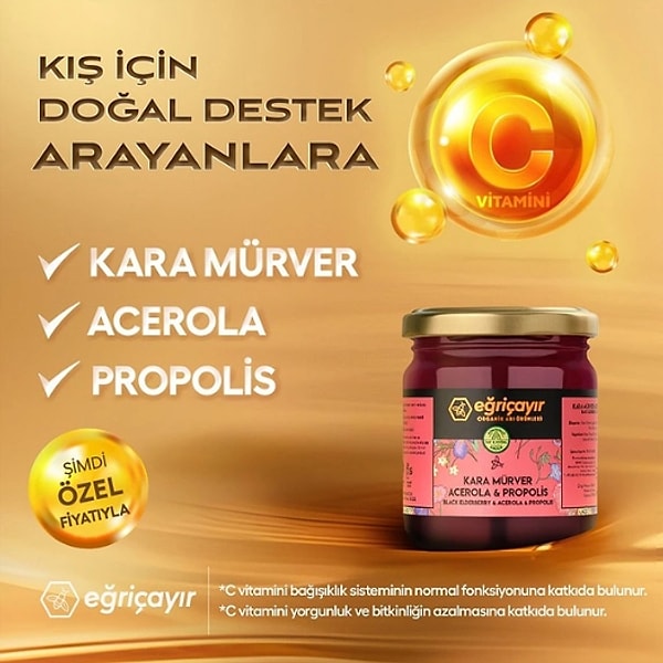 8. Eğriçayır Karamürver + Açerola + Propolis + Ham Bal